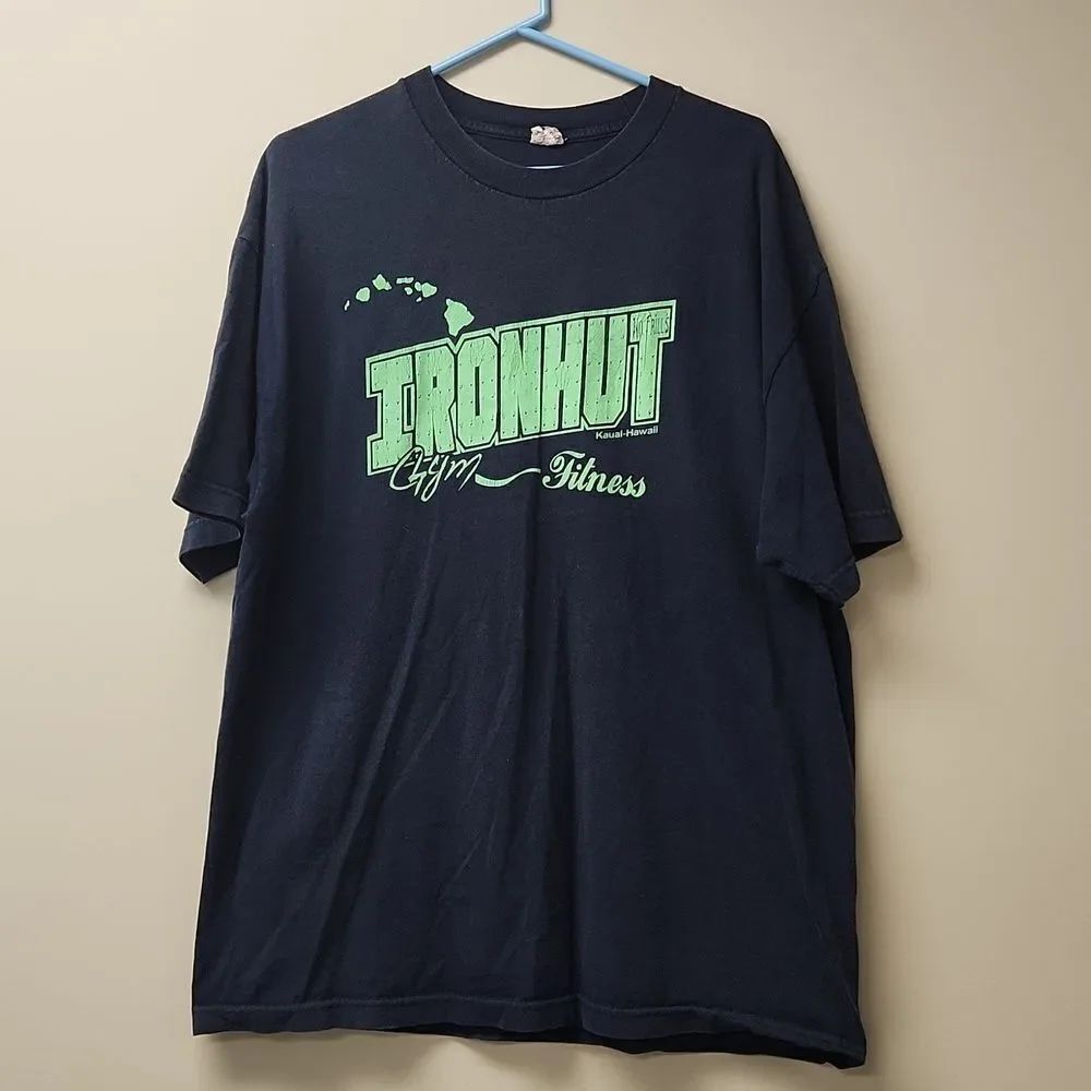 Ironhut Gym Fitness Kauai Hawaii T-shirt XL
